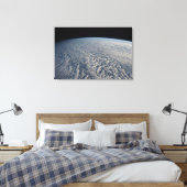 Stratocumulus wolken boven de Stille Oceaan. Canvas Afdruk (Insitu (Slaapkamer))