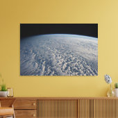 Stratocumulus wolken boven de Stille Oceaan. Canvas Afdruk (Insitu (Woonkamer))