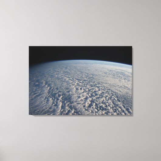 Stratocumulus wolken boven de Stille Oceaan. Canvas Afdruk (Voorkant)