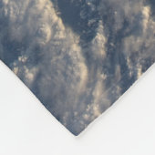 Stratocumulus wolken boven de Stille Oceaan. Fleece Deken (Hoek)