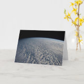 Stratocumulus wolken boven de Stille Oceaan. Kaart (Gele Bloem)