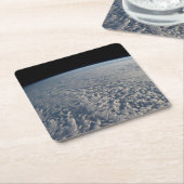 Stratocumulus wolken boven de Stille Oceaan. Kartonnen Onderzetters (Schuin)