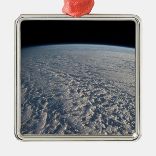 Stratocumulus wolken boven de Stille Oceaan. Metalen Ornament (Voorkant)