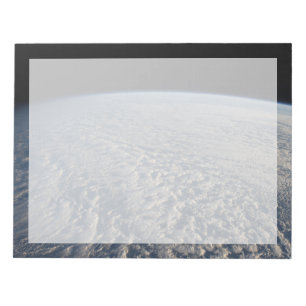 Stratocumulus wolken boven de Stille Oceaan. Notitieblok