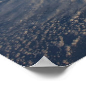 Stratocumulus wolken boven de Stille Oceaan. Poster (Hoek)