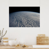 Stratocumulus wolken boven de Stille Oceaan. Poster (Keuken)