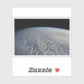 Stratocumulus wolken boven de Stille Oceaan. Sticker (Vel)