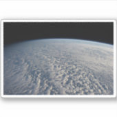 Stratocumulus wolken boven de Stille Oceaan. Sticker (Voorkant)