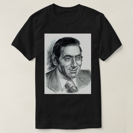 Stratos Dionysiou portrettekening T-shirt (Design voorkant)