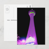 Stratosfeer in Paars Briefkaart (Voorkant / Achterkant)