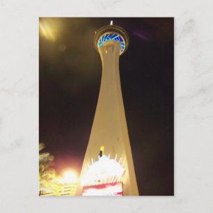 Stratosphere at Night - Las Vegas Briefkaart