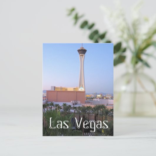 Stratosphere Las Vegas Briefkaart (Staand voorkant)
