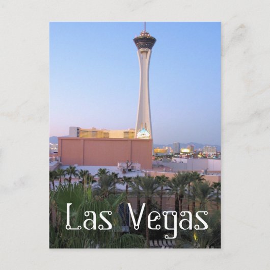 Stratosphere Las Vegas Briefkaart (Voorkant)