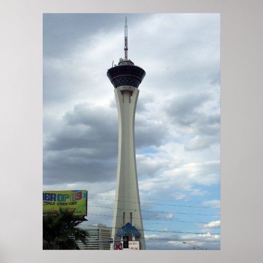 Stratosphere Las Vegas Closeup Poster (Voorkant)