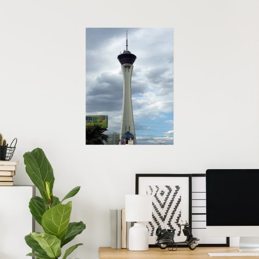 Stratosphere Las Vegas Closeup Poster (Thuiskantoor)
