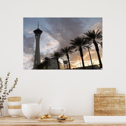 Stratosphere Sunset Poster (Keuken)