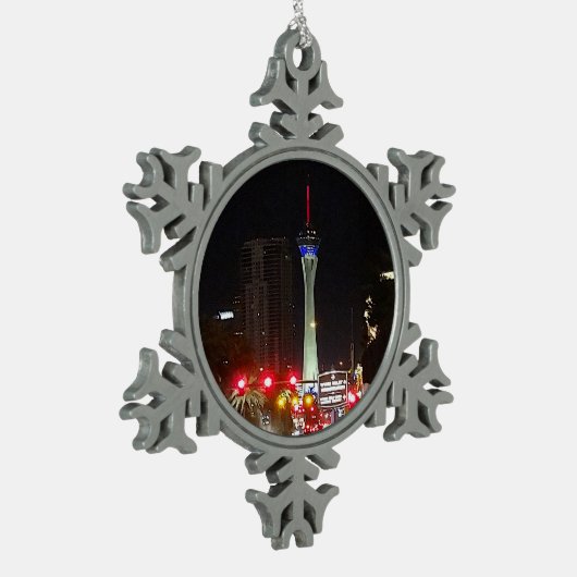 Stratosphere Tower Las Vegas #3 Snowflake Ornament (Links)