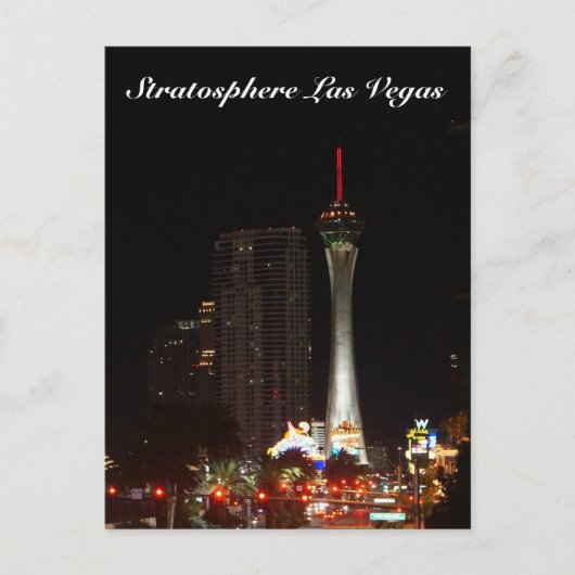 Stratosphere Tower Las Vegas Briefkaart (Voorkant)