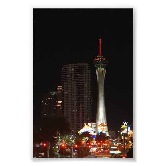 Stratosphere Tower Las Vegas Foto afdrukken (Voorkant)
