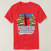 Stratton Mountain Vermont Ski T-shirt (Design voorkant)
