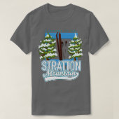 Stratton Mountain Vermont Ski T-shirt (Design voorkant)