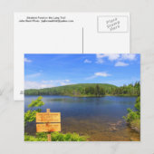 Stratton Pond op de Long Trail Vermont Briefkaart (Voorkant / Achterkant)