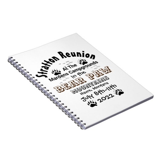 Stratton Reunion 2022 Notitieboek (Rechterzijde)