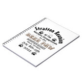 Stratton Reunion 2022 Notitieboek (Linkerzijde)