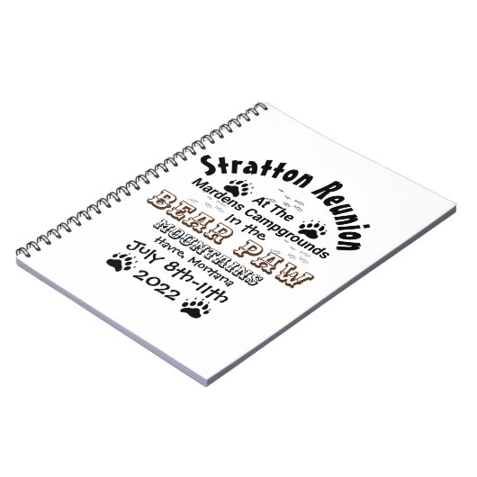 Stratton Reunion 2022 Notitieboek (Linkerzijde)