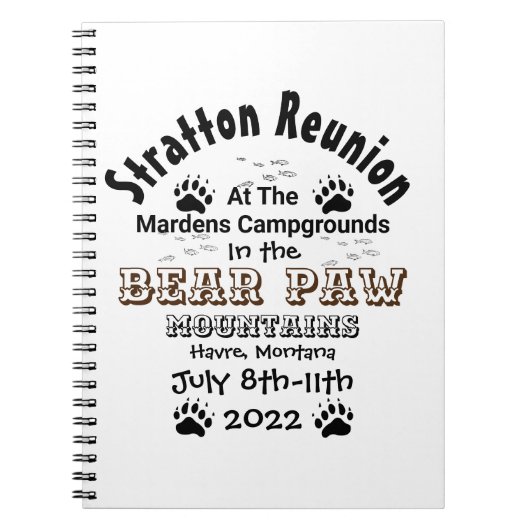 Stratton Reunion 2022 Notitieboek (Voorkant)