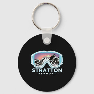 Stratton Ski Design Stratton, Vt Skien Sneeuw Cade Sleutelhanger