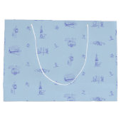 Stratton toile geschenktas groot cadeauzakje (Achterkant)