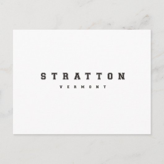 Stratton Vermont Briefkaart (Voorkant)