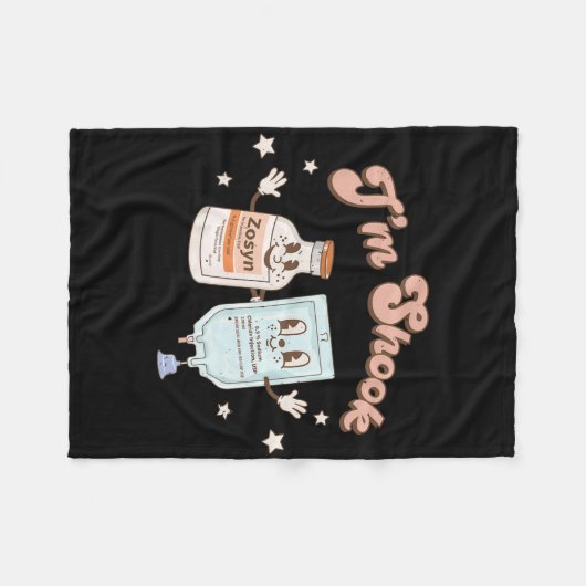 Stratton Vermont Graphic Distressed  Snowbo Fleece Deken (Voorkant (Horizontaal))