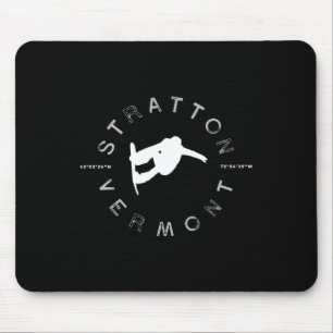 Stratton Vermont Graphic Snowboarding T Sh Muismat