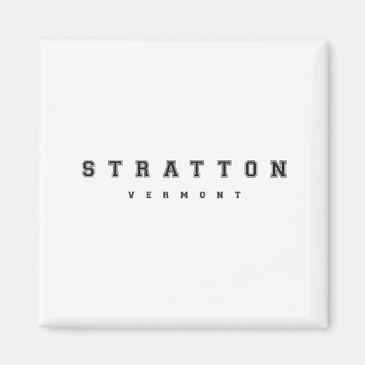 Stratton Vermont Magneet (Voorkant)