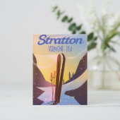 Stratton Vermont ski reisposter (Staand voorkant)