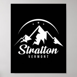 Stratton Vermont Ski Resort Skien Snowboarden Poster
