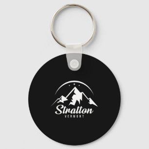 Stratton Vermont skigebied skiën snowboarden Sleutelhanger