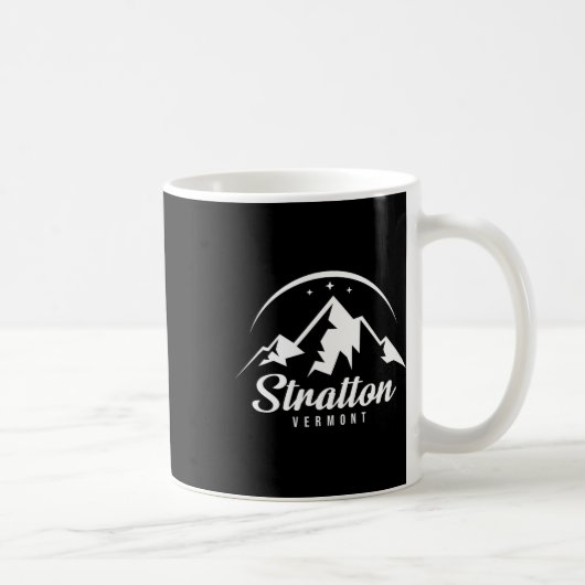 Stratton Vermont Skigebied Snowboarden Koffiemok (Rechts)