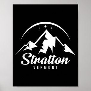 Stratton Vermont skioord skiën snowboarden Poster