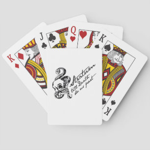 Stratum tot de dood maakt ons deel pokerkaarten
