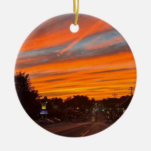 Stratus Sunset Ornament (Voorkant)