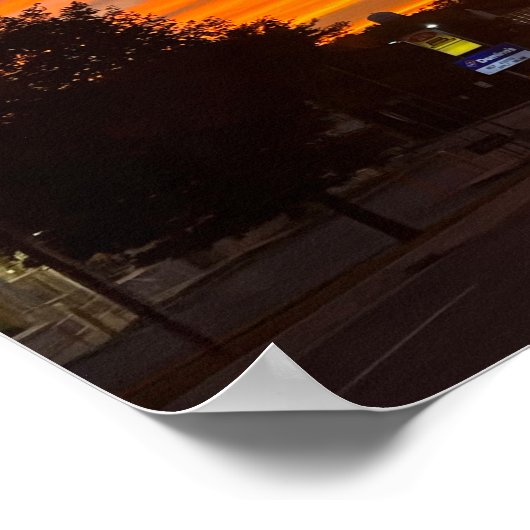 Stratus Sunset Poster (Hoek)