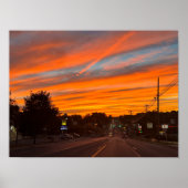 Stratus Sunset Poster (Voorkant)