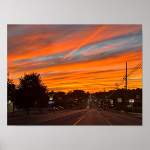 Stratus Sunset Poster