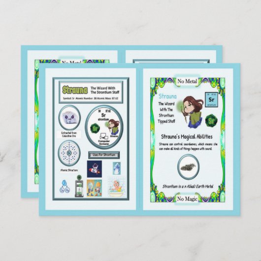 Strauna - Strontium Trading Kaart (Voorkant / Achterkant)