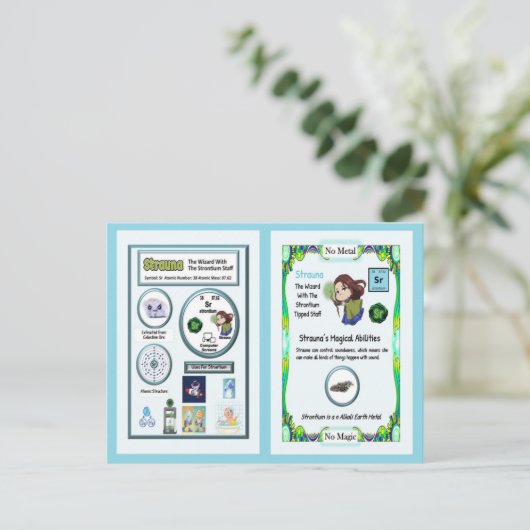 Strauna - Strontium Trading Kaart (Staand voorkant)