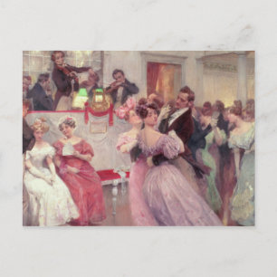 Strauss and Lanner - The Ball, 1906 Briefkaart