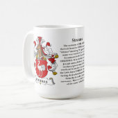 Strauss Family Coat of Arms Koffiemok (Voorkant links)
